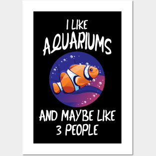 Aquaristic Fish Aquarist Funny Gift Posters and Art